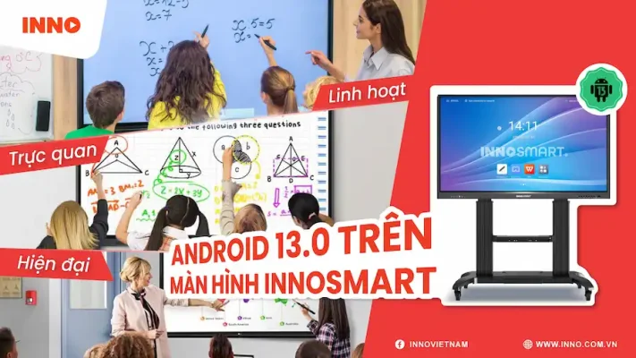Khám phá sức mạnh Android 13.0 trên màn hình INNOSMART – Linh hoạt, trực quan, hiện đại
