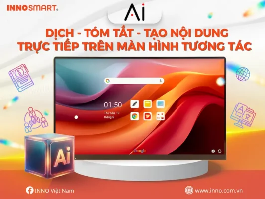 AI trên màn hình tương tác