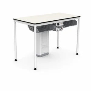 Bàn thí nghiệm học sinh tích hợp ổ cắm điện trung tâm