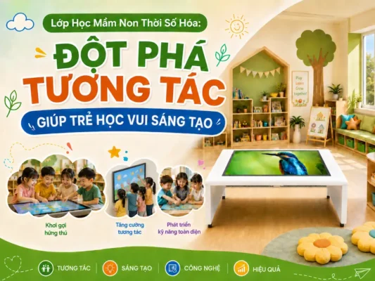Lớp học mầm non thời đại số