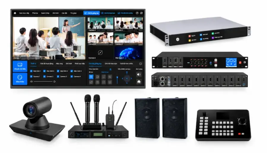 Mô hình lớp học hybrid – Xu hướng giáo dục hiện đại và vai trò của bộ thiết bị dạy học trực tuyến 3 thiết bị dạy học trực tuyến